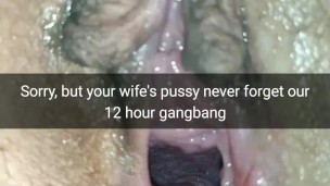 My wife's pussy will never be the same again after this 12 hour BBC gangbang [Cuckold. Roleplay]