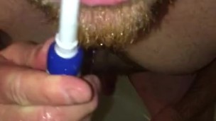 I enjoy my cum & pee flavour so much, I decided to use each of them to brush my teeth while showerin