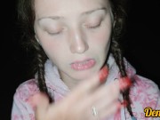 подборка обильного заливания спермой лица и волос милой школьнице она любит много спермы 2/16