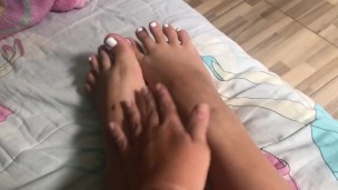 Foot fetish beautiful feet toes and soles