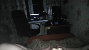 Артем сосет сам себе дрочит ногами лижет ноги self suck autofellatio self footjob