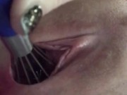 Fucking my whisk while plugged