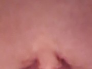 XXX Hot tinder blonde action from underneath wet pussy and hard balls xxx