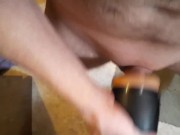 Pounding a fleshlight