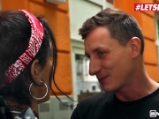 HornyHostel - Sexy Spanish Teen Hardcore Pussy Fuck With Hotel Staff - LETSDOEIT 4/16