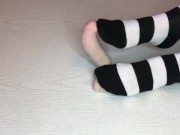 Sockjob with high socks