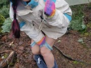 Practicing my Standing Piss Outdoors