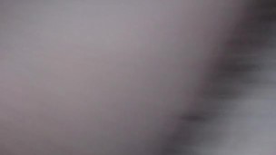 Masturbating with a homemade dildo