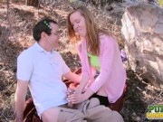 Publichandjobs - Kierra Wilde Jerks Cock During Outdoor Hike 9/16