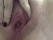 Visible orgasm with hollow peehole sound 5/16