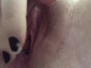Visible orgasm with hollow peehole sound 6/16
