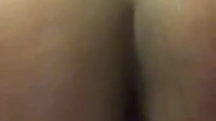 Watch me as I fuck my toy reverse cowgirl style while playing around in the shower 