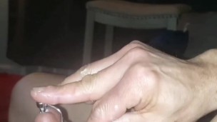 Sounding with cum!