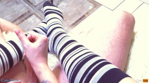 SOCKS JOB | FOOTJOB | HANDJOB| CUM SOCKS | CUM STOCKINGS