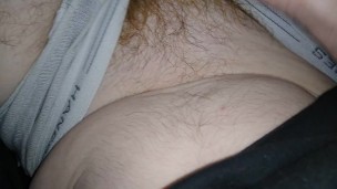 Very Hairy Trans Man Masturbation