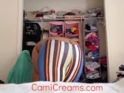 Big Booty Ebony Butt Crack Exposed in Tight Small Pants BBW Oiled Asscrack Back Fat - Cami Creams 10/16