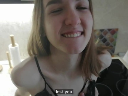 i cooked breakfast in sexy lingerie, morning sex, blowjob, cumshot - Sunako_Kirishiki