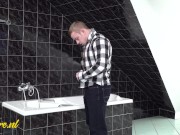 60 Year Old Granny On Her Virgin stepson & Surprises Him