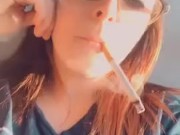 Smoking Marlboro red 100s #2 1/16