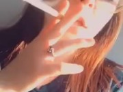 Smoking Marlboro red 100s #2 5/16