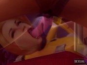 Lesbian BDSM Fuck for a Submissive whore. I Want to Break her Pussy - Sexual Hot Animations 14/16