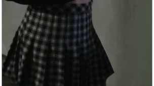Good Slut Walks Around In Public With Anal Plug; Shows Everything Off