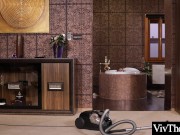 Beautiful lesbian licks her maids pussy 3/16