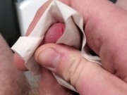 A Quick Wank on a Toilet