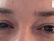 saying I love you repeatedly with a close up of just my eyes for 1: 11 mins glimpseofme