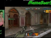 Gamer Slut streams CoD on twitch then fucks herself silly! 1/16