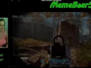 Gamer Slut streams CoD on twitch then fucks herself silly! 2/16