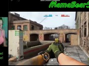 Gamer Slut streams CoD on twitch then fucks herself silly! 3/16