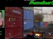 Gamer Slut streams CoD on twitch then fucks herself silly! 4/16