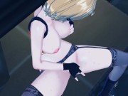 Vtuber Yozora Mel fingers herself in a haunted mansion. 12/16