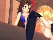 Vtuber Yozora Mel eats out Tokino Sora. 5/16