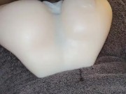 Bbc fucking fake pussy while wife watched 
