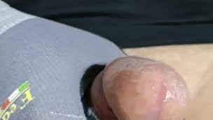 Cumming on on my Gloves