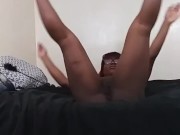 Ebony milf smokes and twerks in heels 12/16