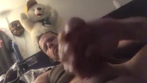 My fat ass cock getting stroked n oiled 
