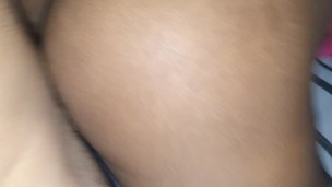 Hot Latina Wife MOANING when Her Tight Pussy is Fucked Hard from Behind and Creampied
