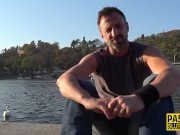 Teen sub rides cock 1/16