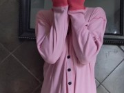 Little pixie humiliation in the bathtub for Master