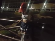 Redhead nerdy babe looks for dicks in public 8/16