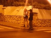 Redhead nerdy babe looks for dicks in public 9/16