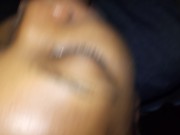 Suppose To Be Working At Home Quarantine Ebony Stepsister Started Dick Sucking 5/16