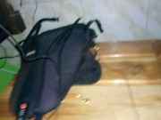 Suppose To Be Working At Home Quarantine Ebony Stepsister Started Dick Sucking 8/16