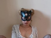 Beauty caresses her clit and fucks herself until she cums 11/16