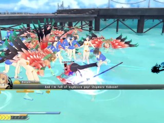Ikaruga Nude Gameplay | Senran Kagura Estival Versus