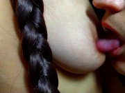 Stepson decided to remember what it was like to suck his stepmoms nipples - Nipples sucking 13/16