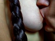 Stepson decided to remember what it was like to suck his stepmoms nipples - Nipples sucking 4/16